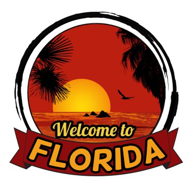 Florida işaret e hoş geldiniz