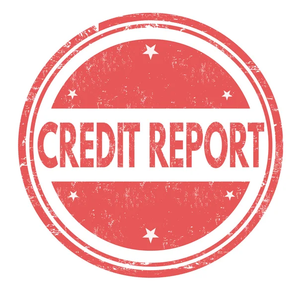 Sello de informe de crédito — Archivo Imágenes Vectoriales