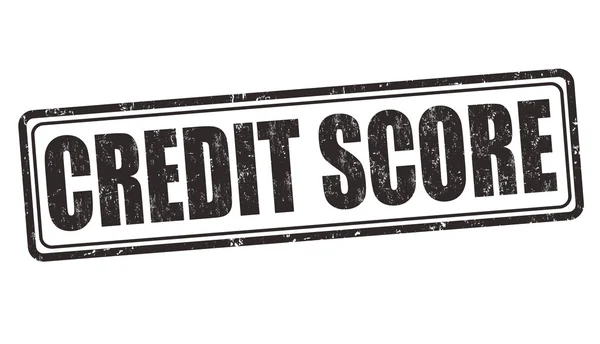 Credit score stamp — Stock Vector