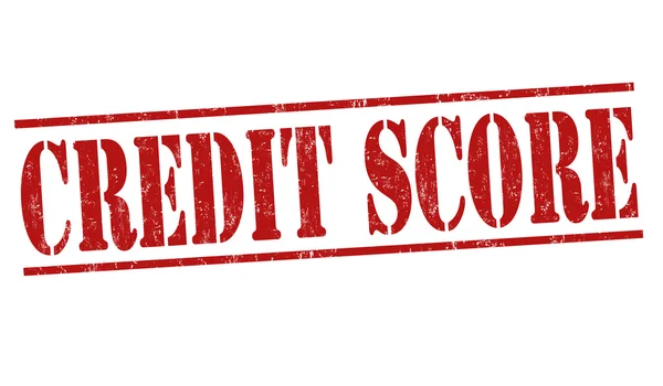 Credit score stamp — Stock Vector