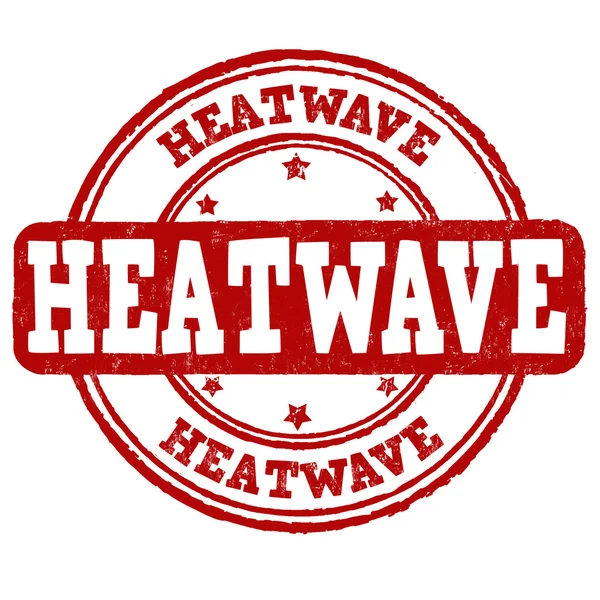 Diseño de onda de calor o sello — Archivo Imágenes Vectoriales