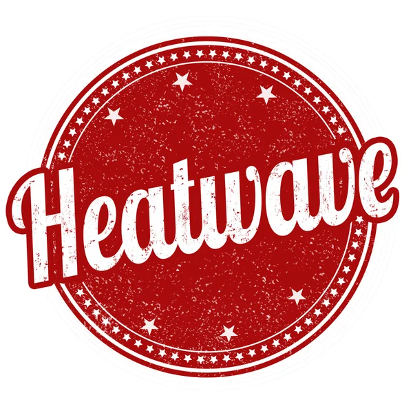 Heatwavesign или штамп — стоковый вектор