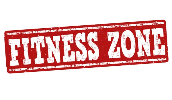 Timbro zona fitness — Vettoriale Stock