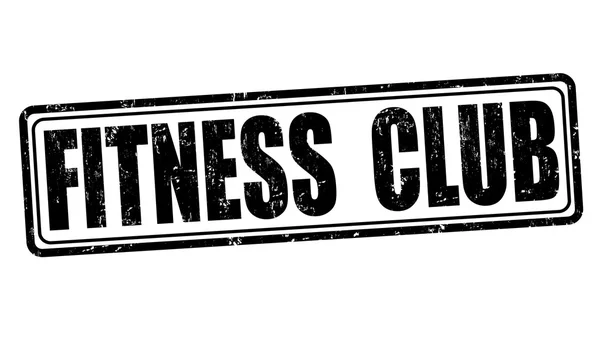 Timbre club de fitness — Image vectorielle