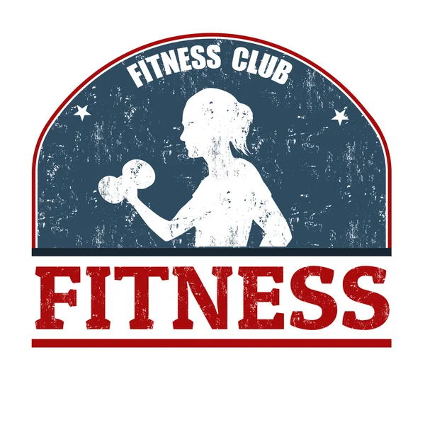 Sello de club de fitness — Archivo Imágenes Vectoriales