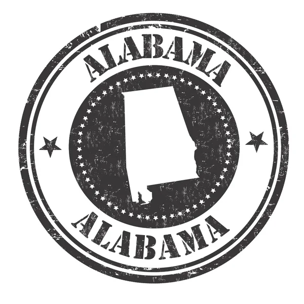 Alabama sign or stamp — Stock Vector