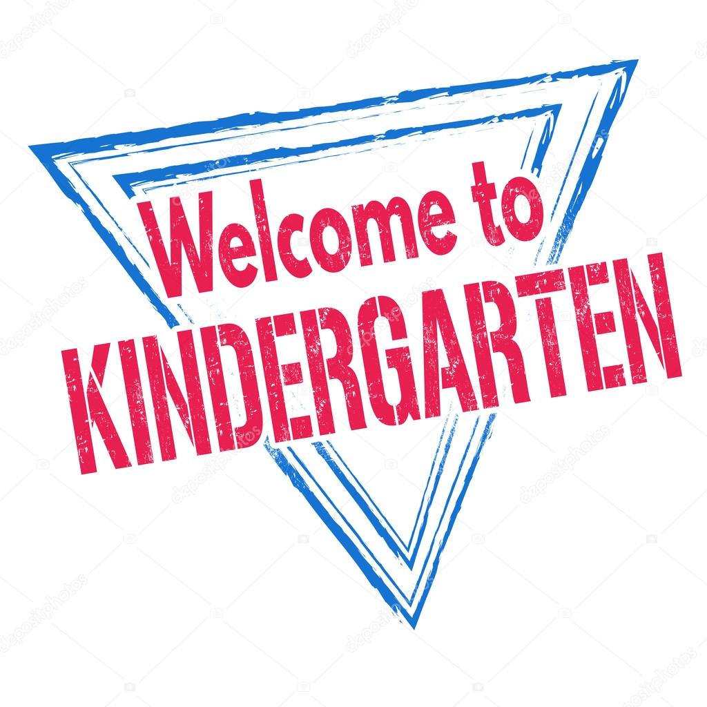 kindergarten stamp or sign Stock Vector Image by ©roxanabalint