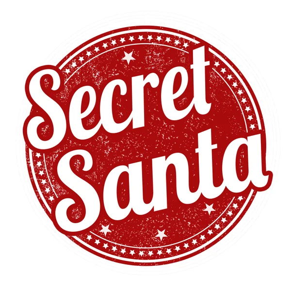 Selo secreto do Pai Natal — Vetor de Stock