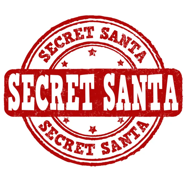 Μυστικό Santa σφραγίδα — Διανυσματικό Αρχείο