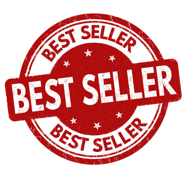 Best seller grunge rubber stamp on white background, vector illustration