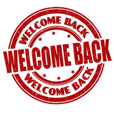 Beyaz arkaplanda grunge kauçuk damgası, vektör illüstrasyonuna hoş geldiniz