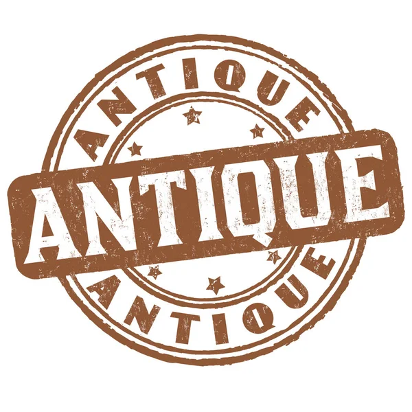 Timbre Antique Caoutchouc Grunge Sur Fond Blanc Illustration Vectorielle — Image vectorielle