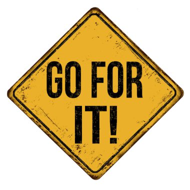 Beyaz arkaplanda paslı metal işareti, vektör illüstrasyonuName