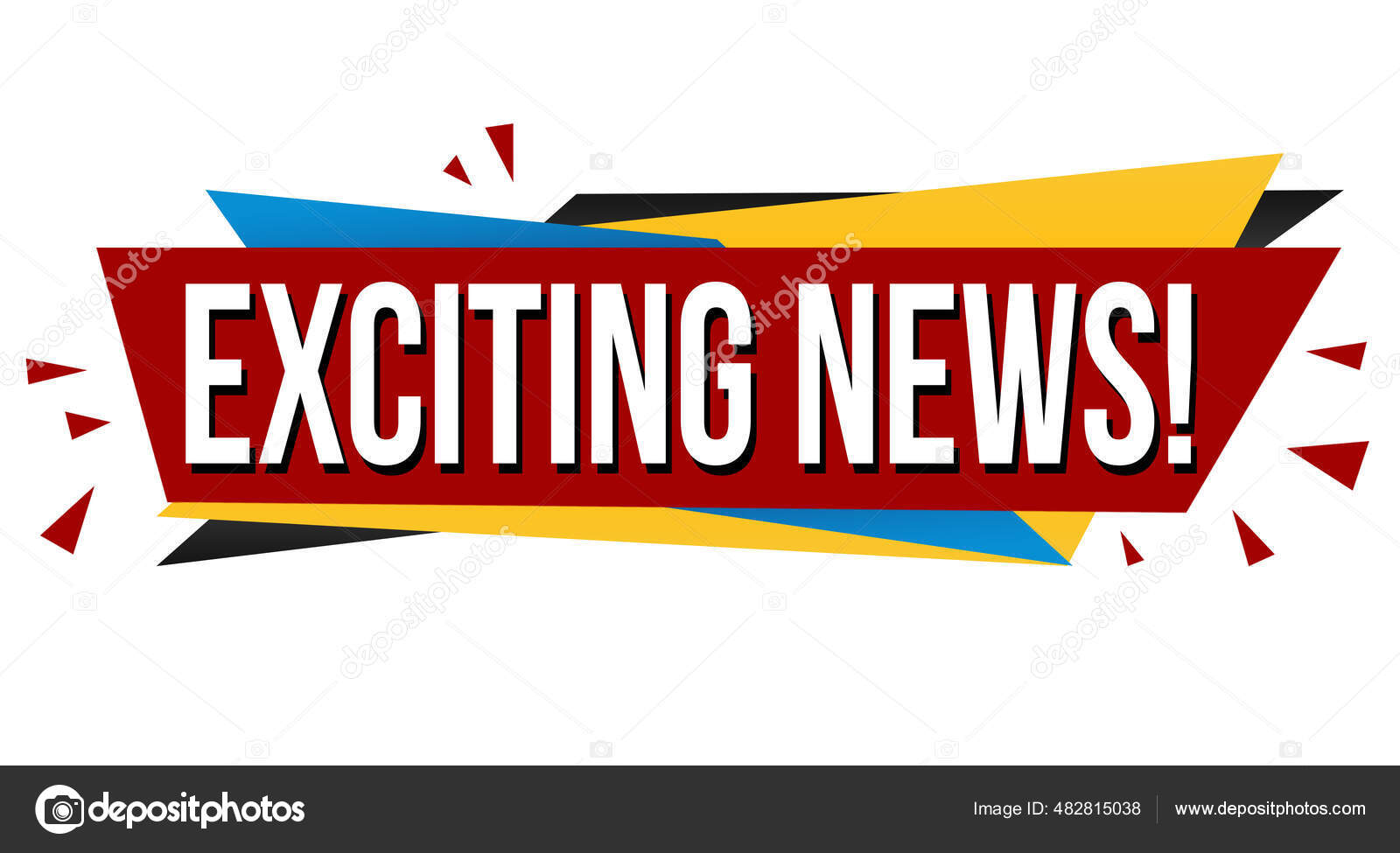 exciting news clip art