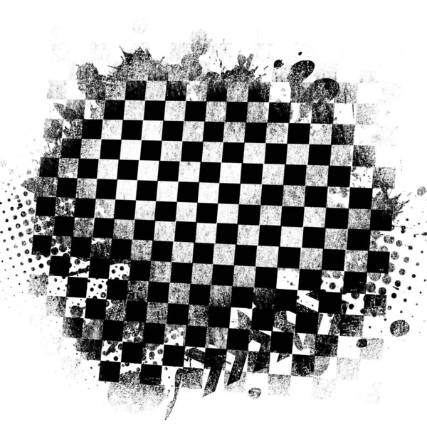 Rasa Vlajka Grunge Vzor Bílém Pozadí Vektorové Ilustrace — Stockový vektor