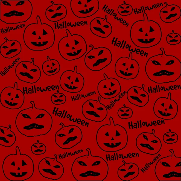 Fundo de Halloween sem costura — Vetor de Stock