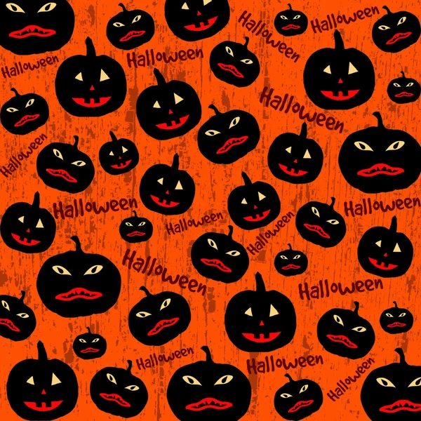 Fundo de Halloween sem costura — Vetor de Stock