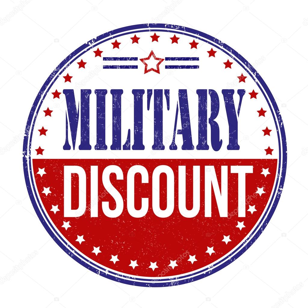 Military discount stamp