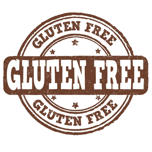 Gluten free stamp — Stock Vector