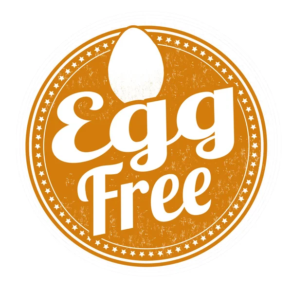 Yumurta ücretsiz damga — Stok Vektör