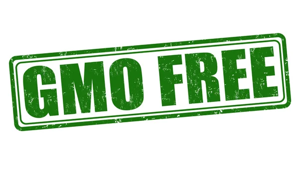 GMO ücretsiz damga — Stok Vektör