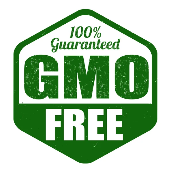 GMO gratis stämpel — Stock vektor