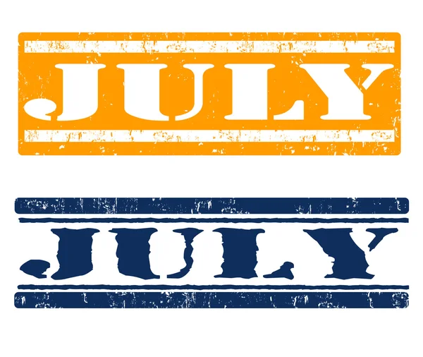 Temmuz pullar — Stok Vektör