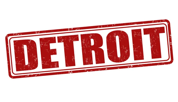 Detroit stamp — Stock Vector