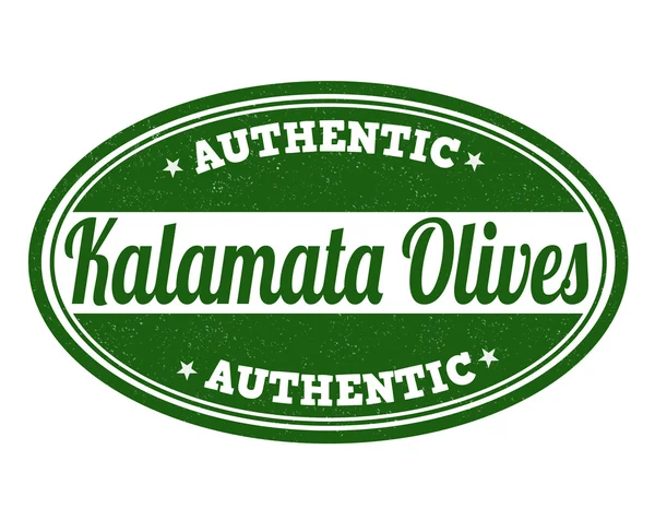 Kalamata-Olivenmarke — Stockvektor