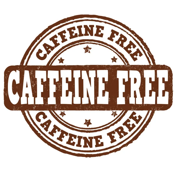 Caffeine free stamp — Stock Vector