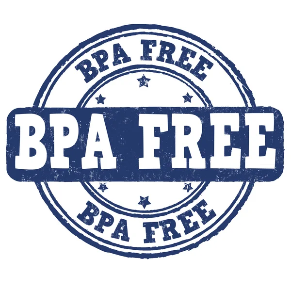 Bisphenol-a BPA δωρεάν σφραγίδα — Διανυσματικό Αρχείο