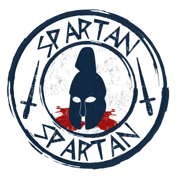 Spartan bélyegző — Stock Vector