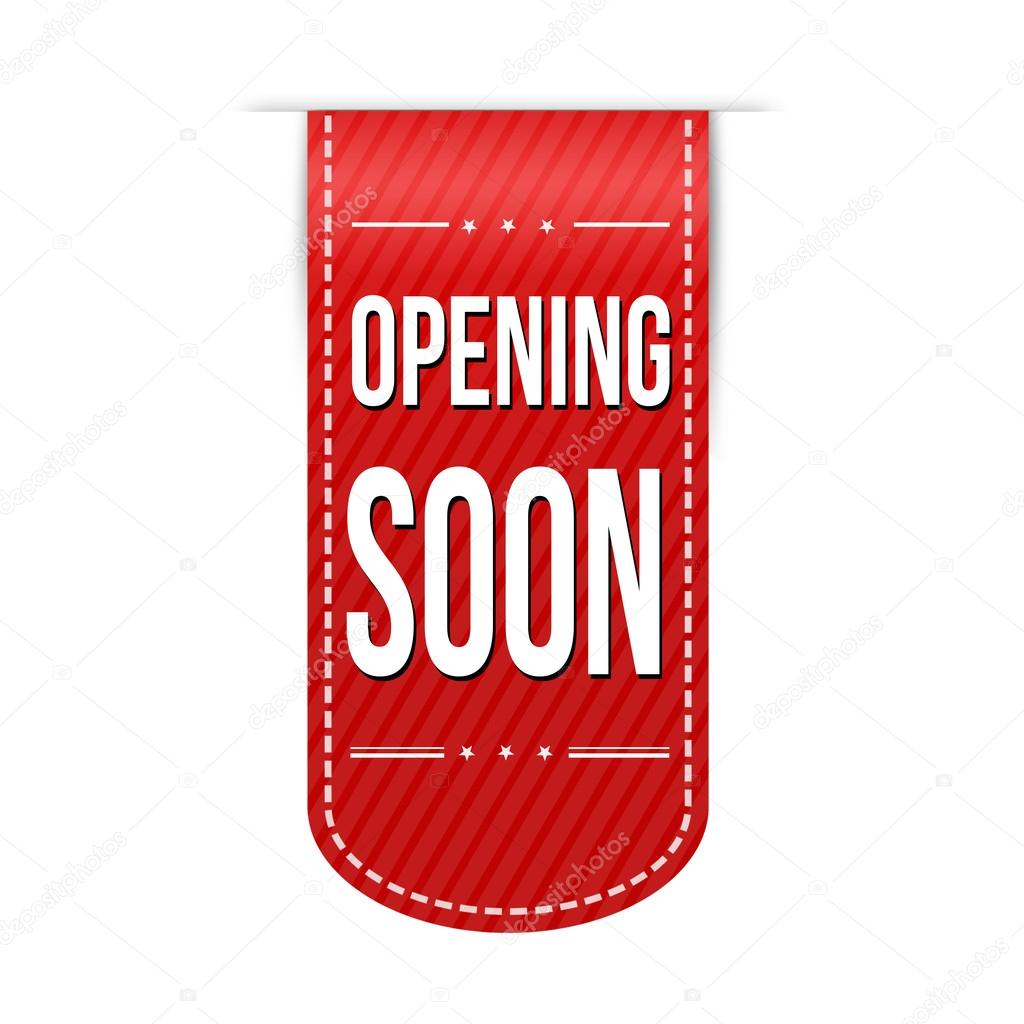 Opening soon banner design