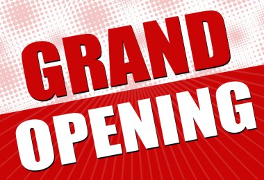 Grand Opening clipart