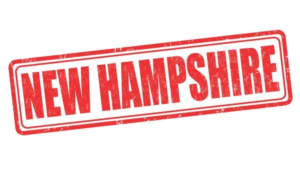 Timbre du New Hampshire — Image vectorielle