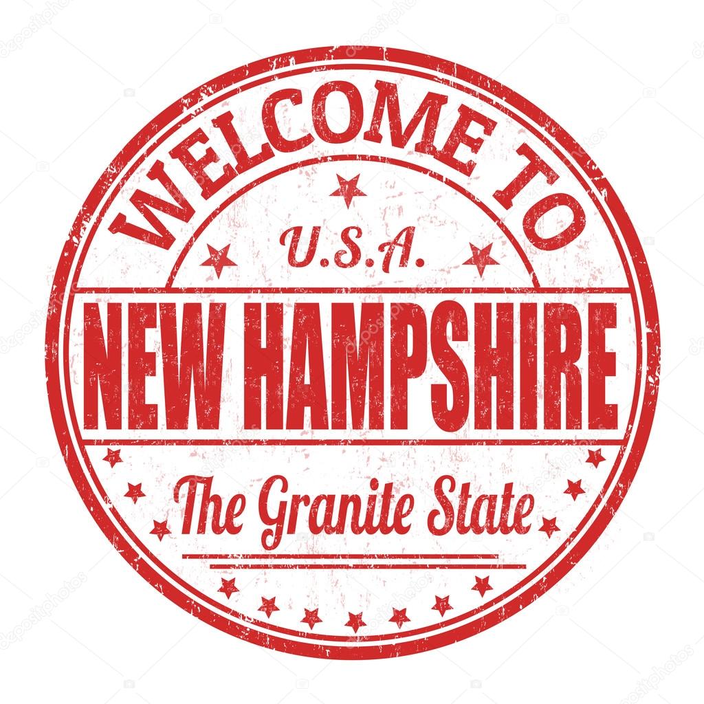 Welcome to New Hampshire stamp