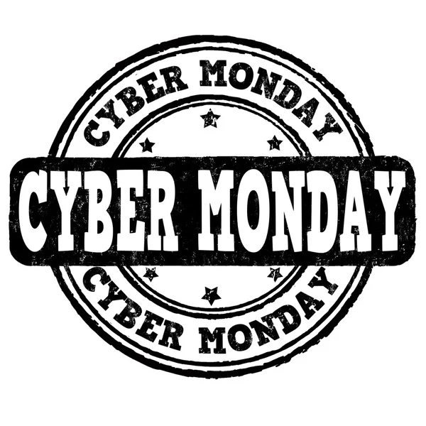 Cyber poniedziałek pieczęć — Wektor stockowy