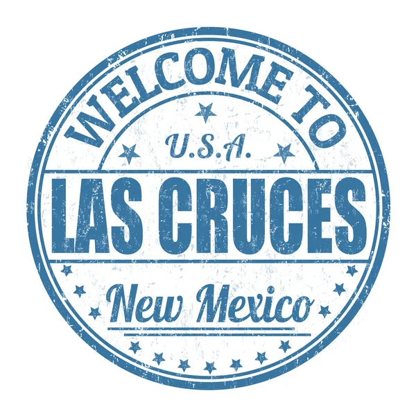 Bienvenido al sello de Las Cruces — Vector de stock