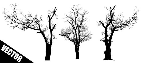 Arbres morts — Image vectorielle