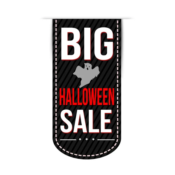 Grande design de banner de venda de Halloween — Vetor de Stock