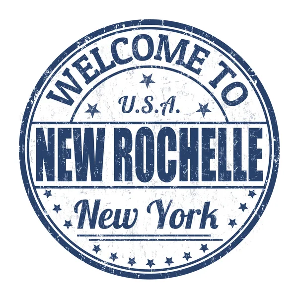 Добро пожаловать в Нью-Рошель — стоковый вектор