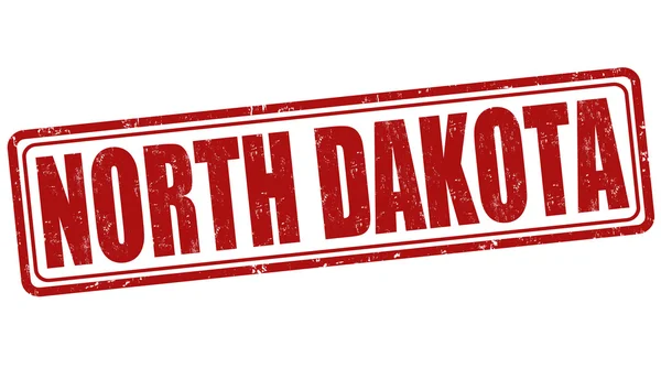 Carimbo dakota norte — Vetor de Stock