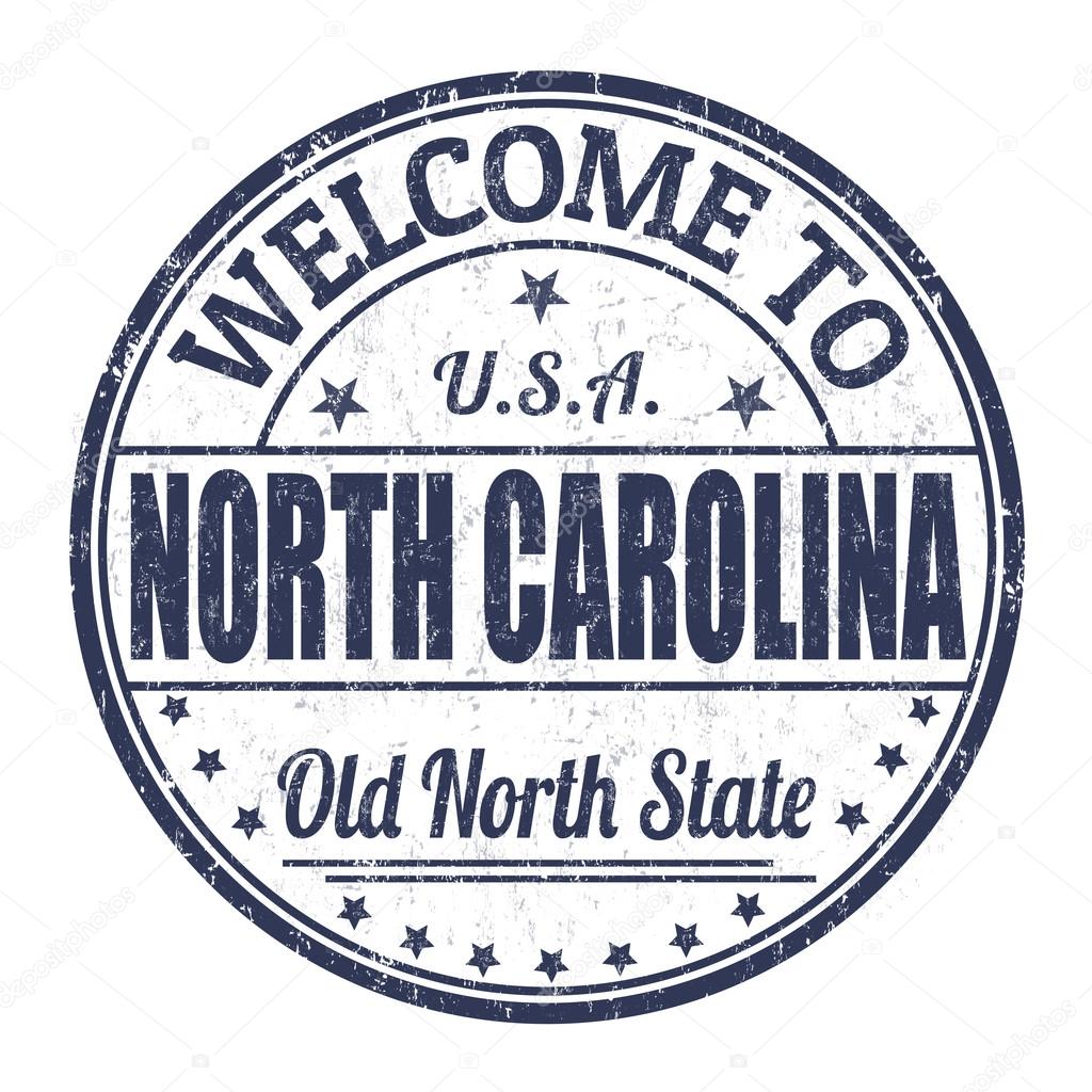 Welcome to North Carolina stamp