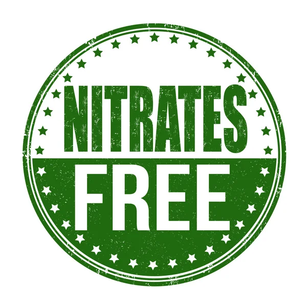 Sello libre de nitratos — Vector de stock