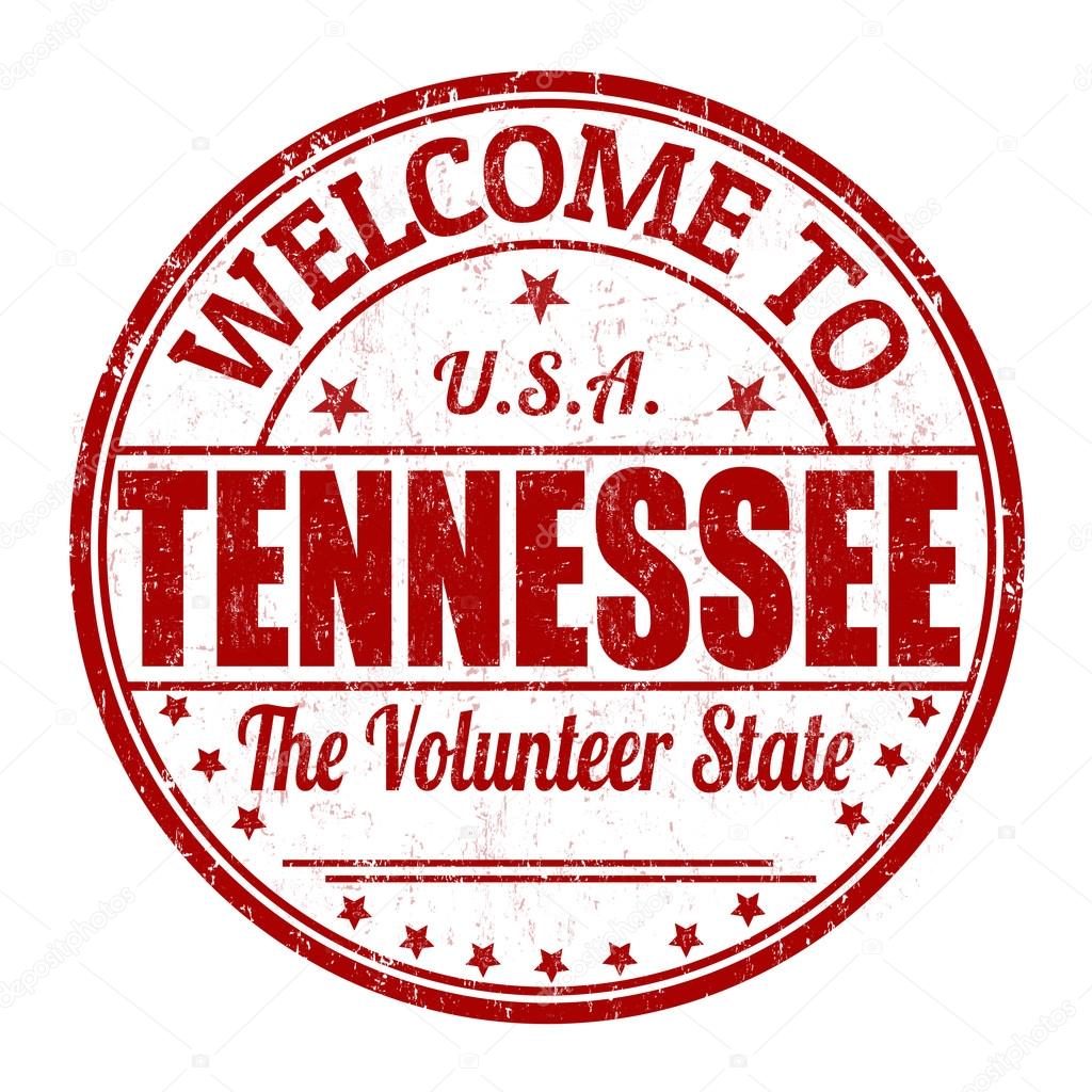 Welcome to Tennessee stamp