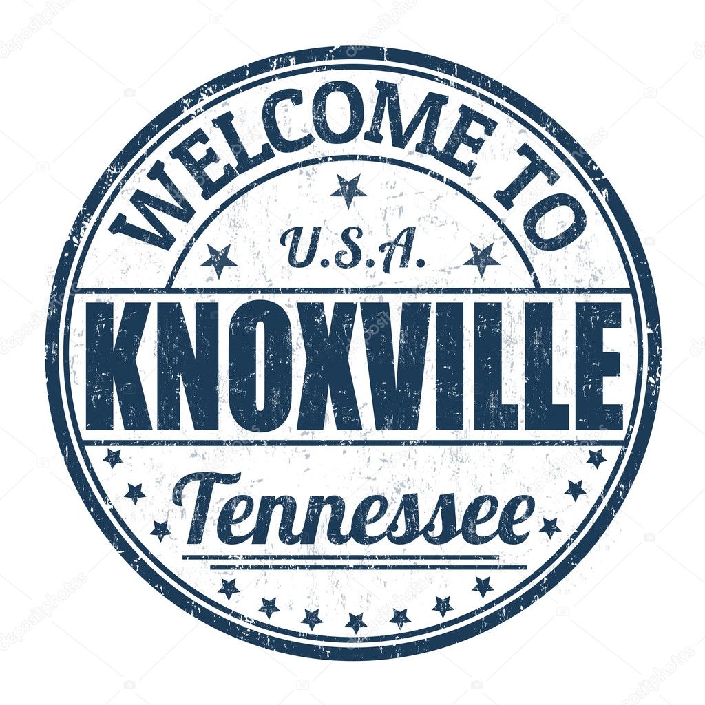 Welcome to Knoxville stamp