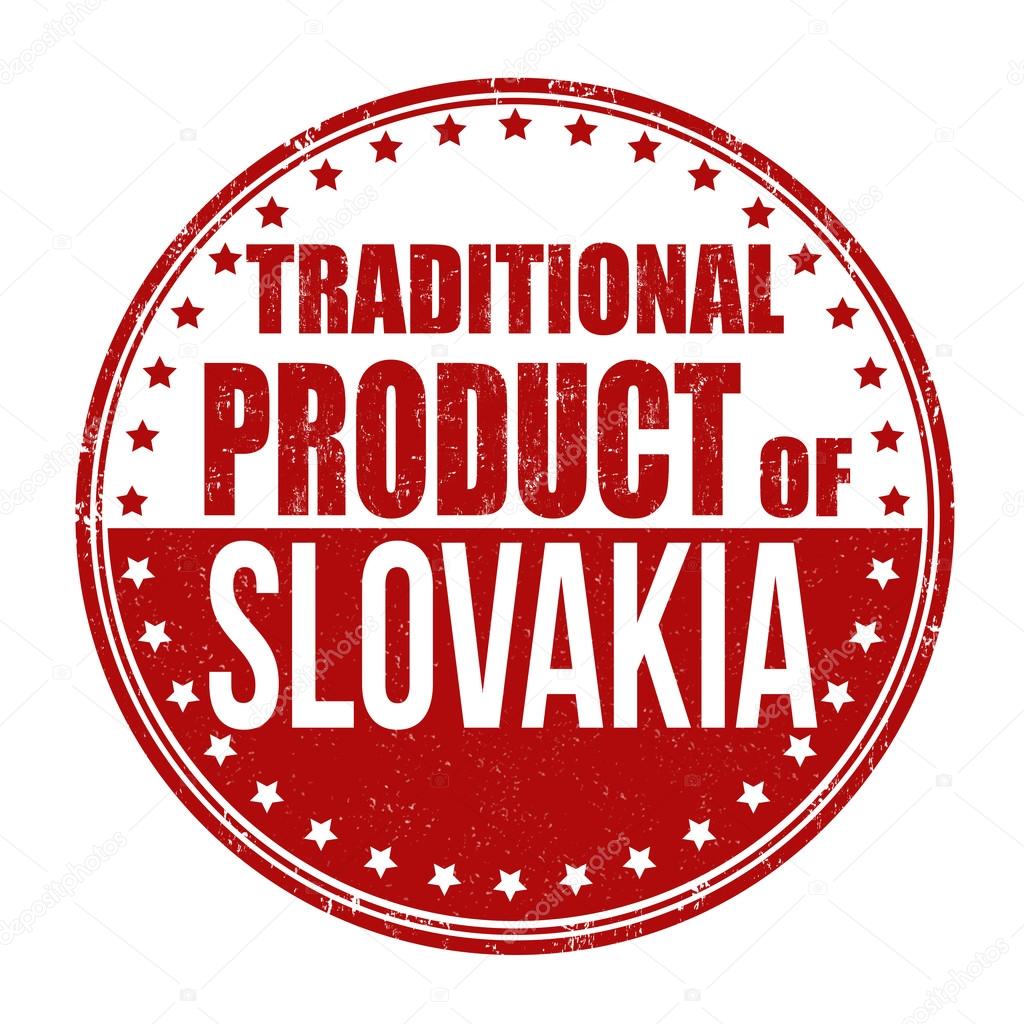 Traditional product of Slovakia stamp