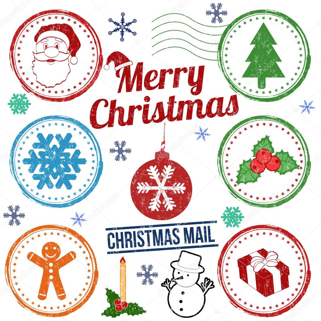 Vettoriale stockSet francobolli di Natale di ©roxanabalint #58411977, image size:1024x1024