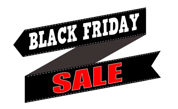 Black friday sale banner design — Stock Vector