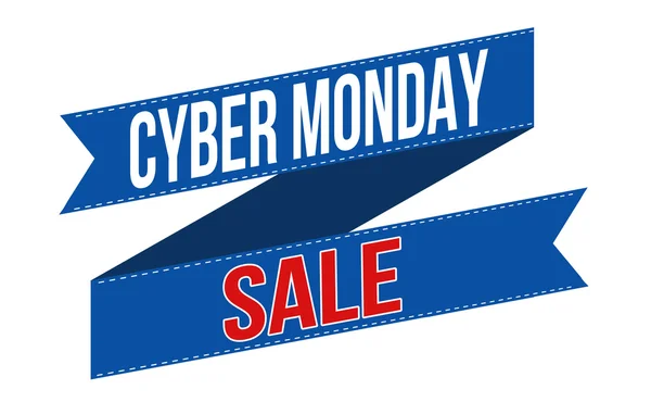 Cyber monday sale banner design — Stock Vector